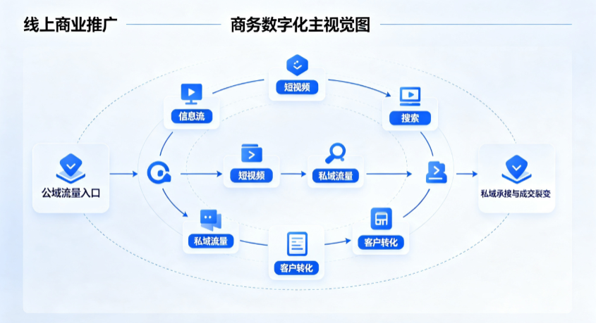 拉萨线上商业推广怎么做？全域流量闭环搭建与低成本转化实战指南